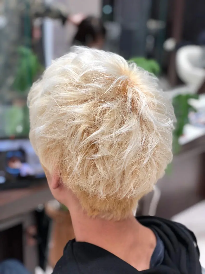 ショート ヘアアレンジ メンズ メンズブリーチ ヘアカラー トリートメント 渡辺　亮/ 白髪ぼかし/髪質改善のヘアスタイル