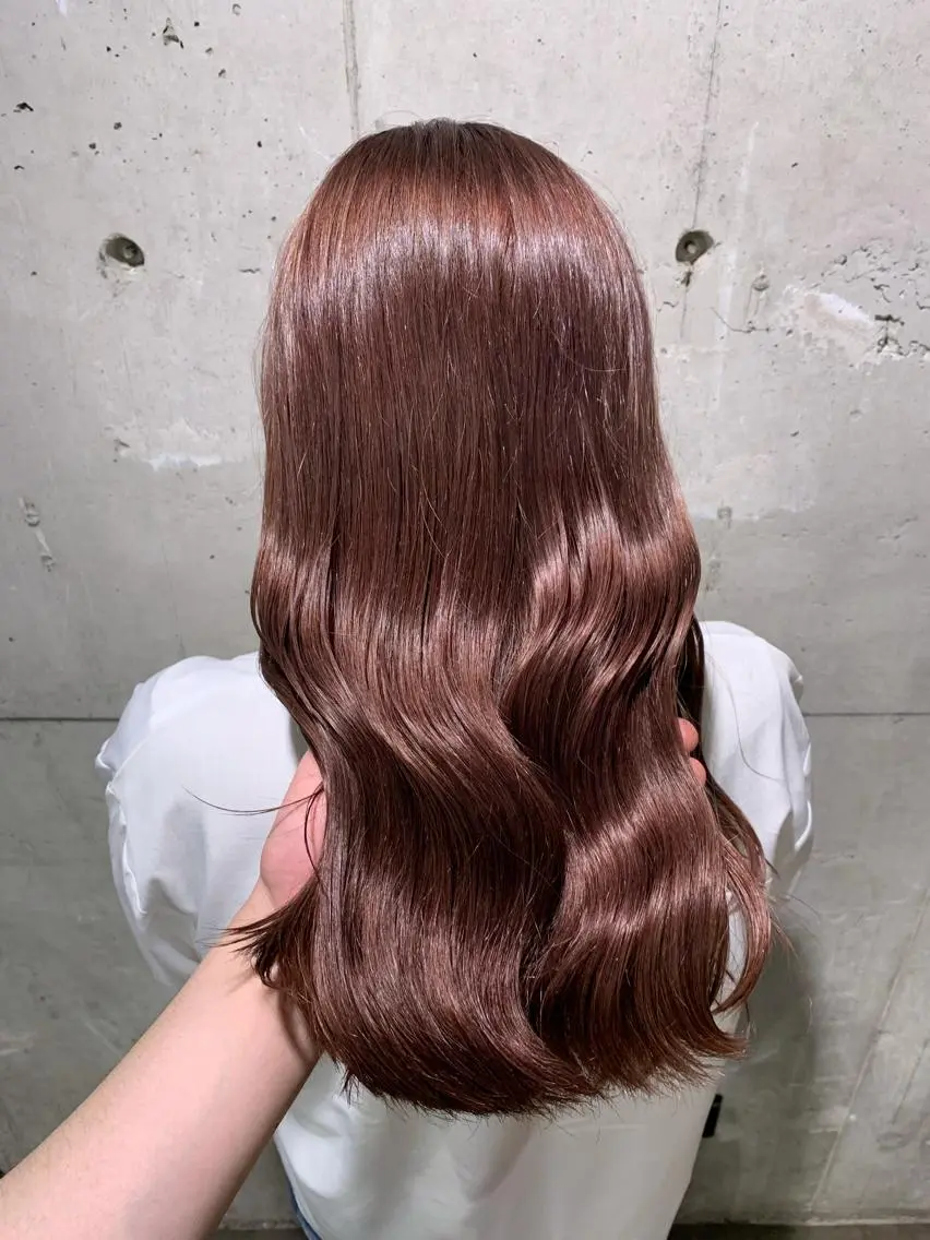 ロング カラー ブラウンカラー ベージュカラー💖 やすひろのヘアスタイル