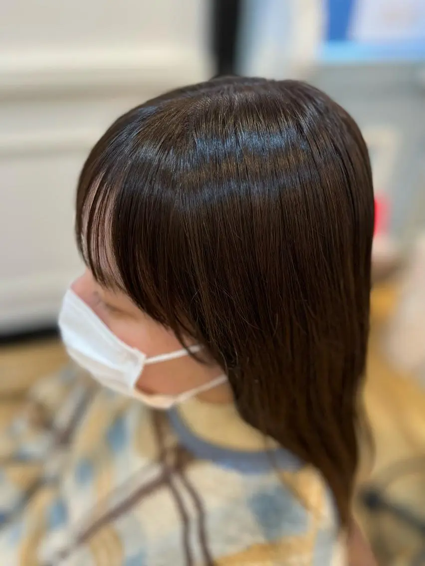 ミディアム 🐰ハイトーンカラー 畠山 渡🐰のヘアスタイル