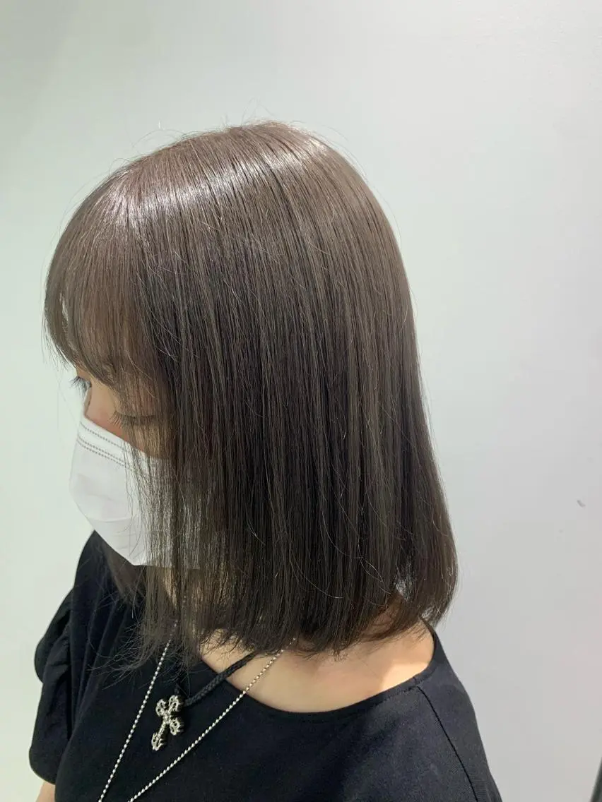 セミロング 🪞透明感カラー🫧 縮毛矯正🥇かずきのヘアスタイル