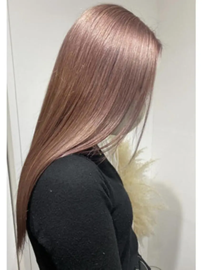 ミディアム カラー パーマ ヘアアレンジ ミディアムパーマ アディクシーカラー ベージュカラー ブリーチ ケアカラー カット トリートメント ヘアケア特化型サロン newi 梅田のヘアスタイル