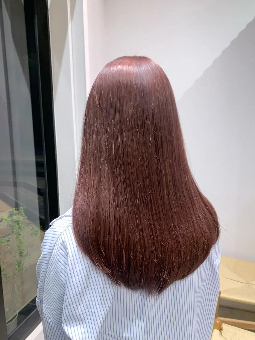 ロング カラー ヘアアレンジ カット ヘアカラー トリートメント yuka .のヘアスタイル