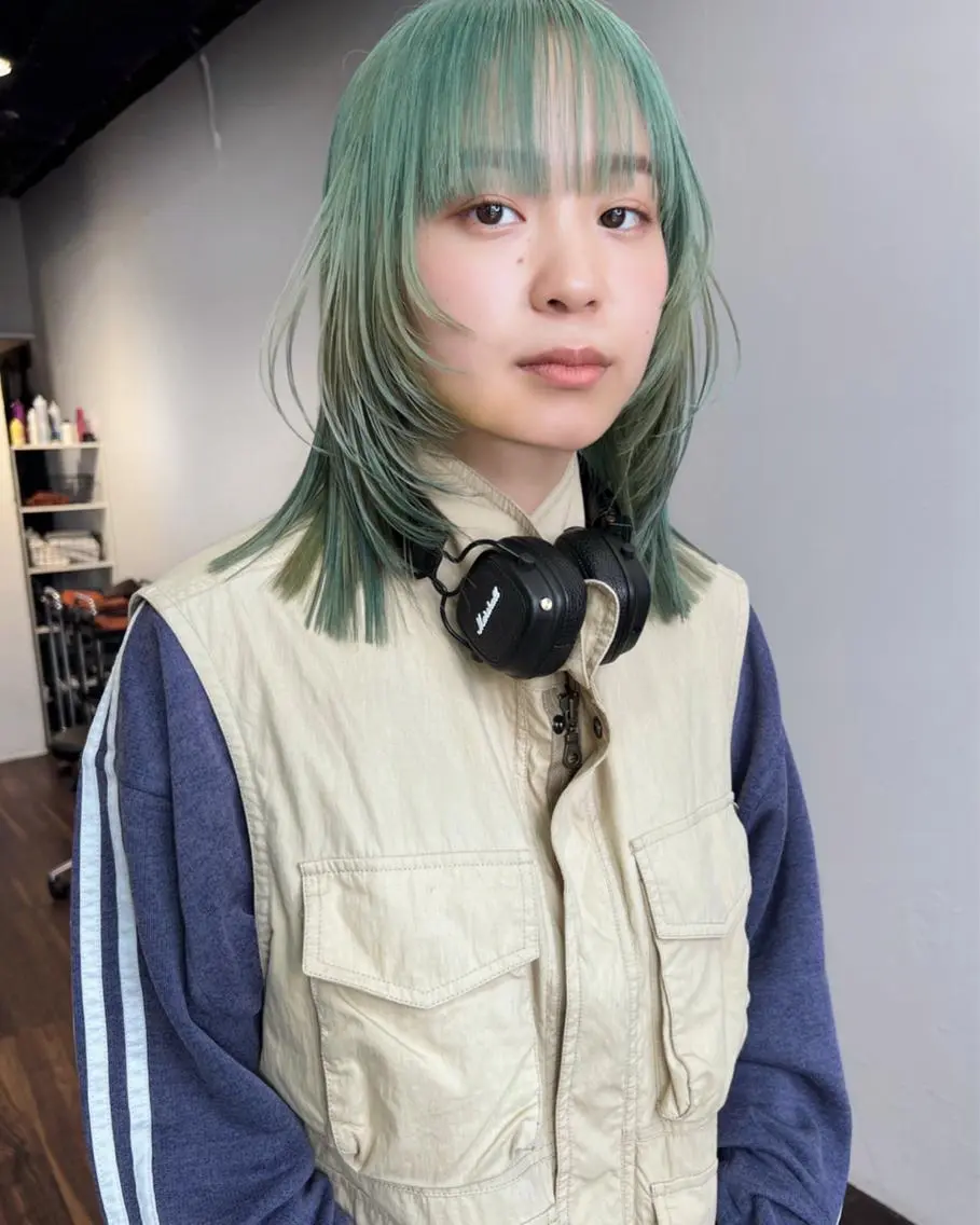 ミディアム カラー ブリーチ ケアブリーチ ダブルカラー ハイトーンカラー イルミナカラー ヘアカラー トリートメント ヘアセット 🧡色落ちまで2度 楽しめる🧡ヨシキのヘアスタイル