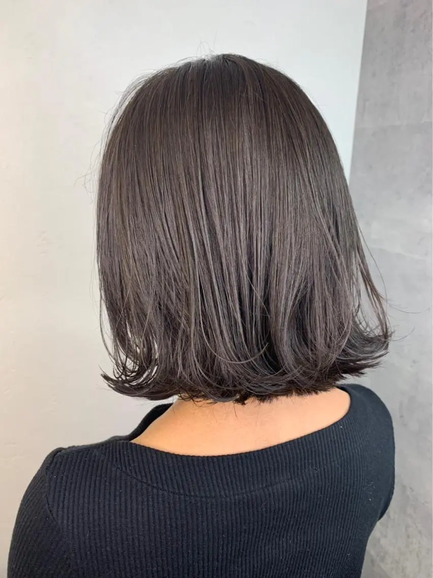 ショート カラー _WHITE＋ 南海難波店のヘアスタイル