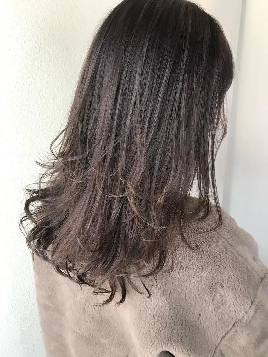 ミディアム カラー イルミナカラー 似合わせ/ カラー.岡田友仁のヘアスタイル