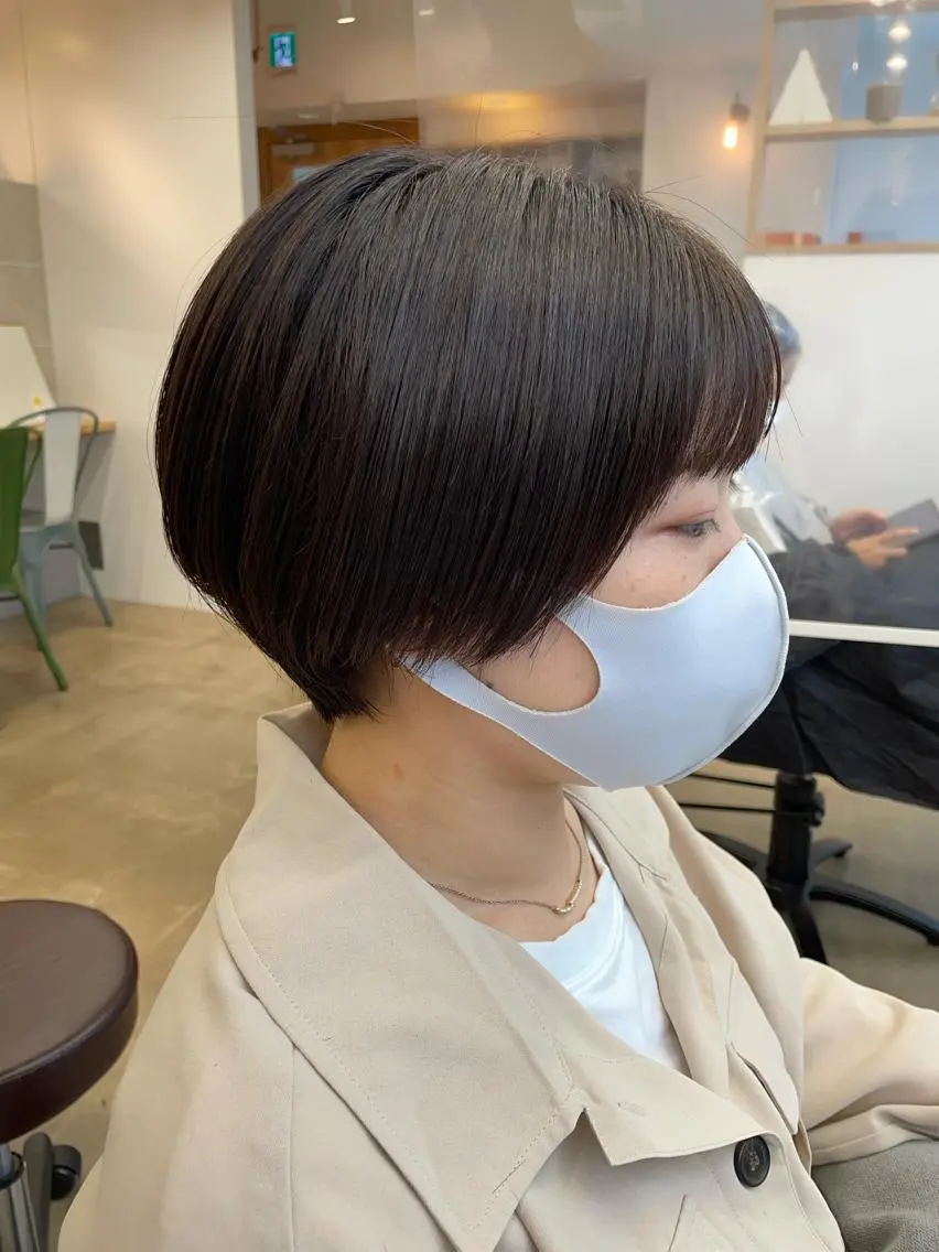ショート ショートヘア 杉野 凜のヘアスタイル