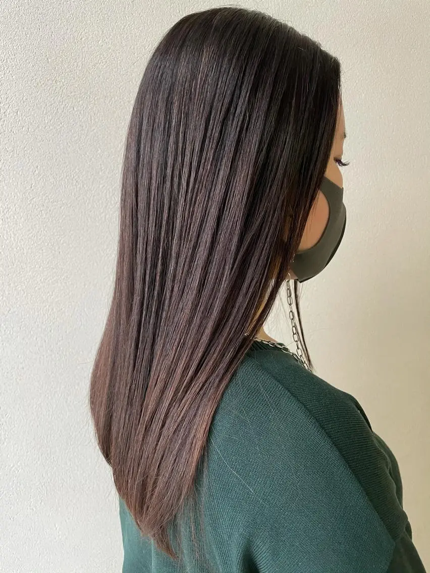 ロング カラー ロング 沢田 瞳のヘアスタイル