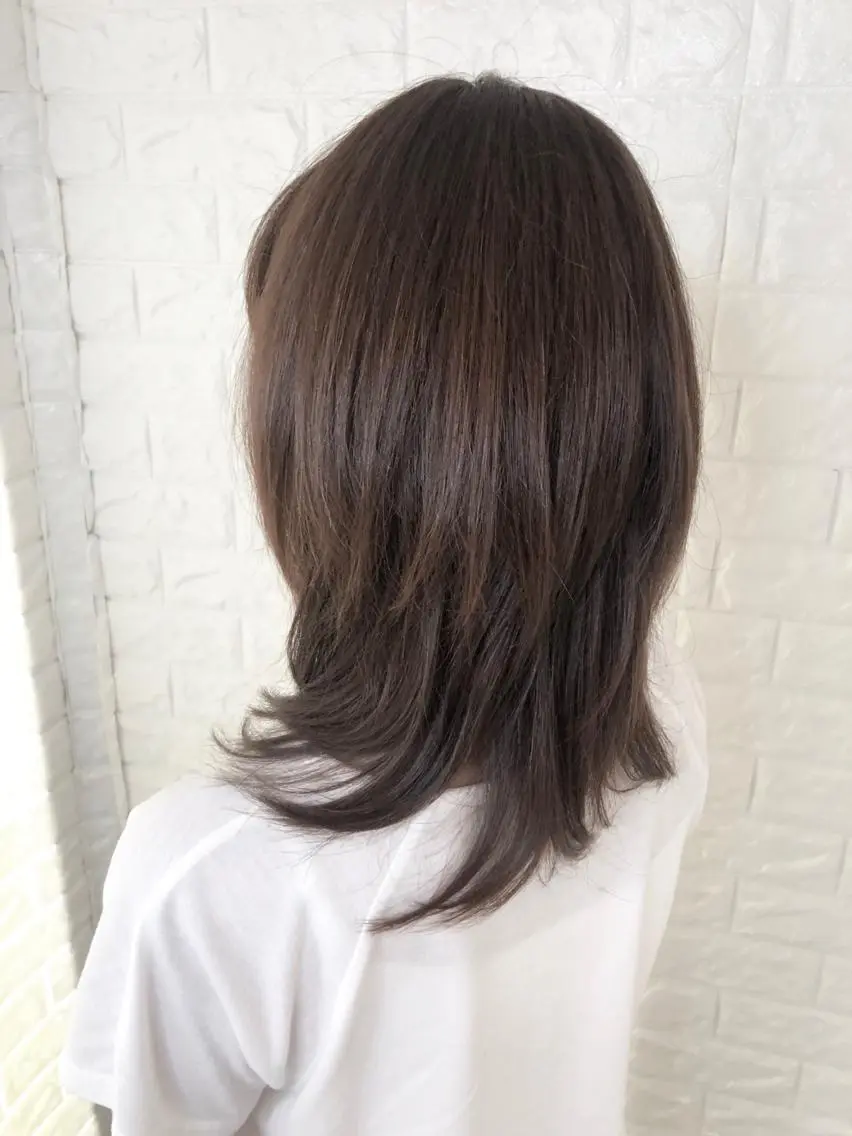ミディアム 縮毛矯正/髪質改善 主税巧一のヘアスタイル