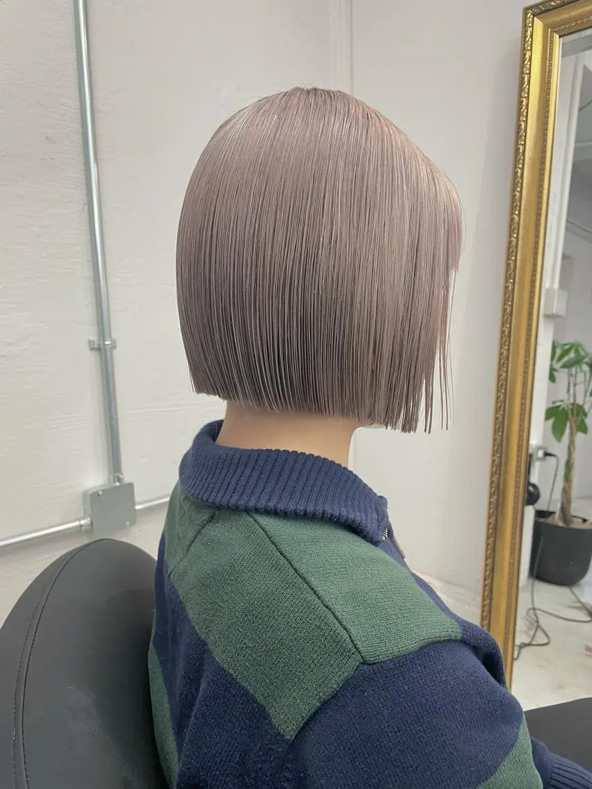 ショート カラー カット ヘアカラー トリートメント 艶髪/透明感カラー tawadaのヘアスタイル