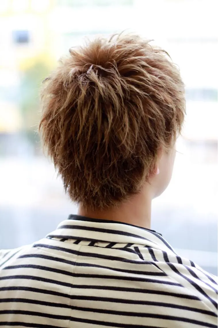 メンズ LAS 代表 ナガカワ コウヘイのヘアスタイル