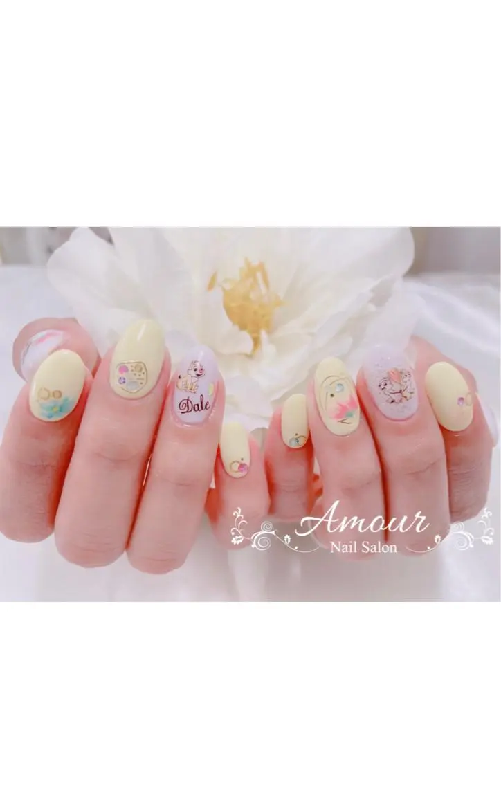 ネイル ネイルチップ nailsalon ♡amour♡のネイルデザイン