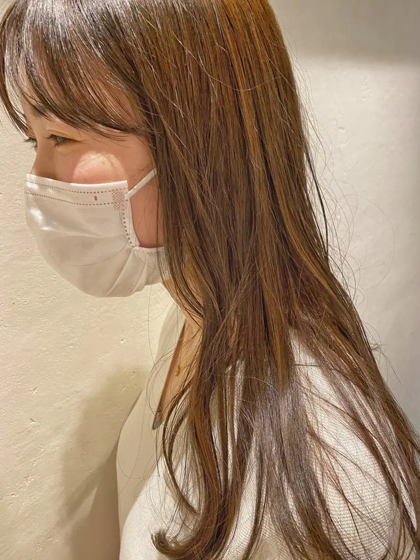 セミロング カラー ブラウンカラー 透明感カラー カット ヘアカラー トリートメント 🉐メンズヘア特化 men's/ケンイチのヘアスタイル