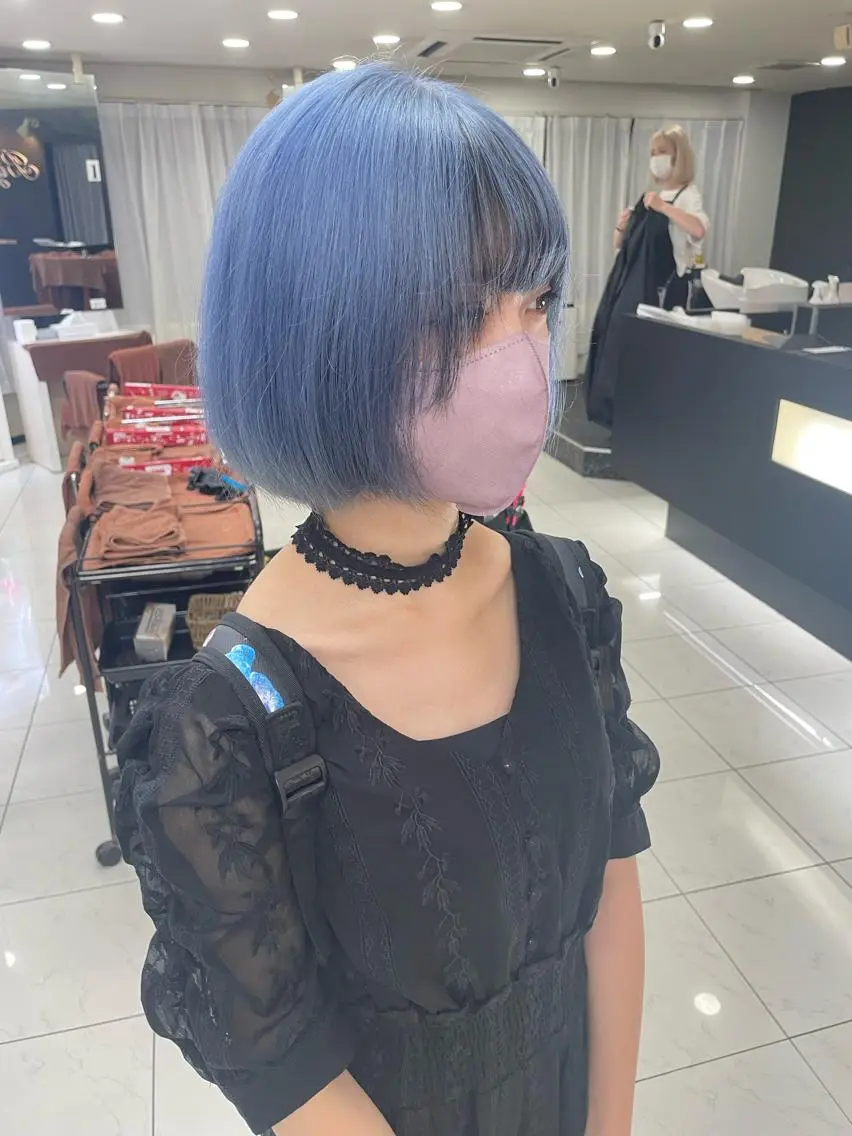 ショート カラー シールエクステ ブリーチ ケアブリーチ ダブルカラー ハイトーンカラー ヘアカラー トリートメント ハイトーンエクステ 🎩カズキ🎩のヘアスタイル