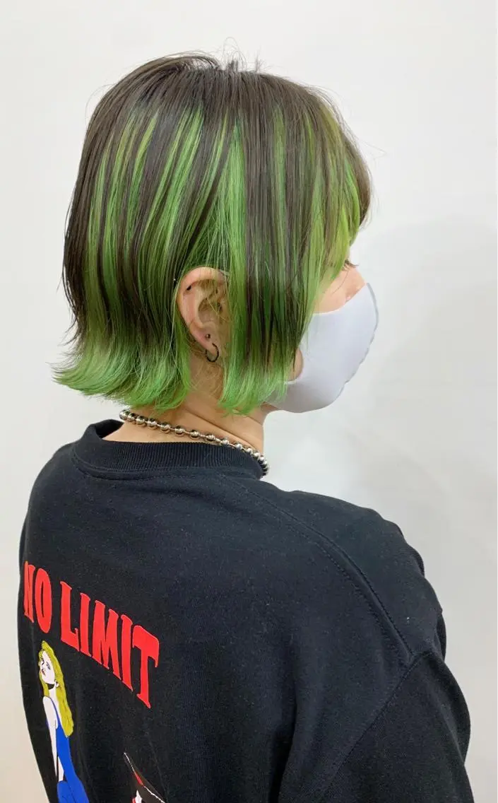 ショート カット ヘアカラー トリートメント 平尾 拓也のヘアスタイル