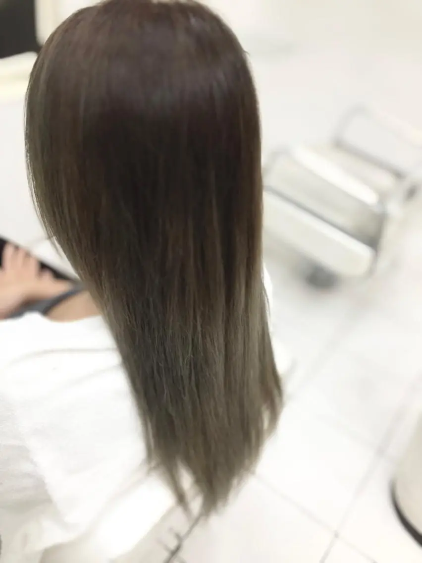 ロング カラー 💎白髪染めも対応 🙆👌山本明菜のヘアスタイル