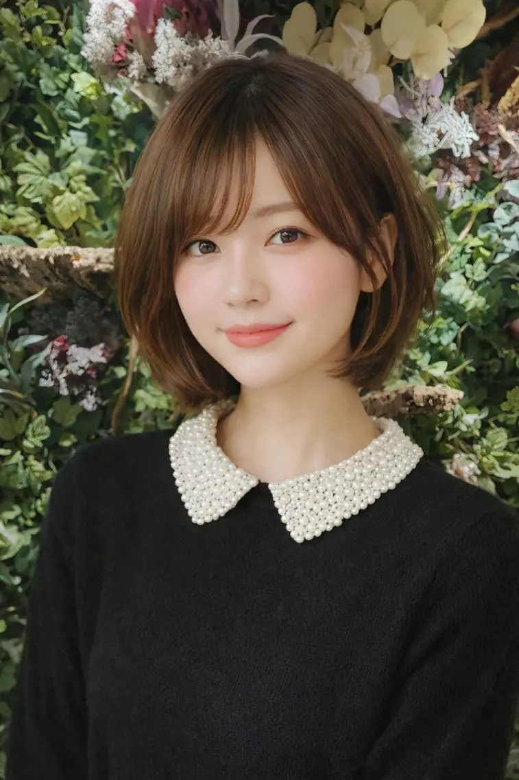 ミディアム 支持率No.1💖 オチアイのヘアスタイル