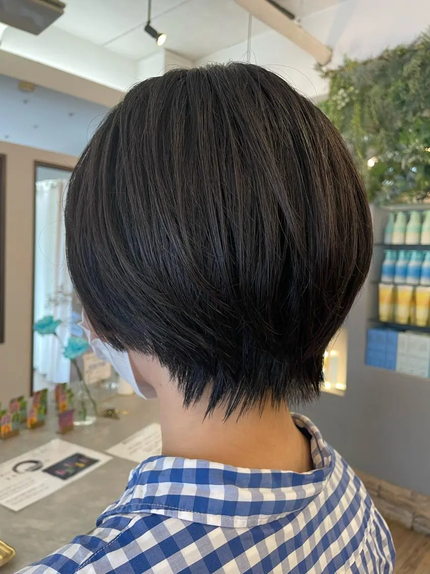 ショート ショートヘア sato ayaka ｜透明感カラー🫧のヘアスタイル