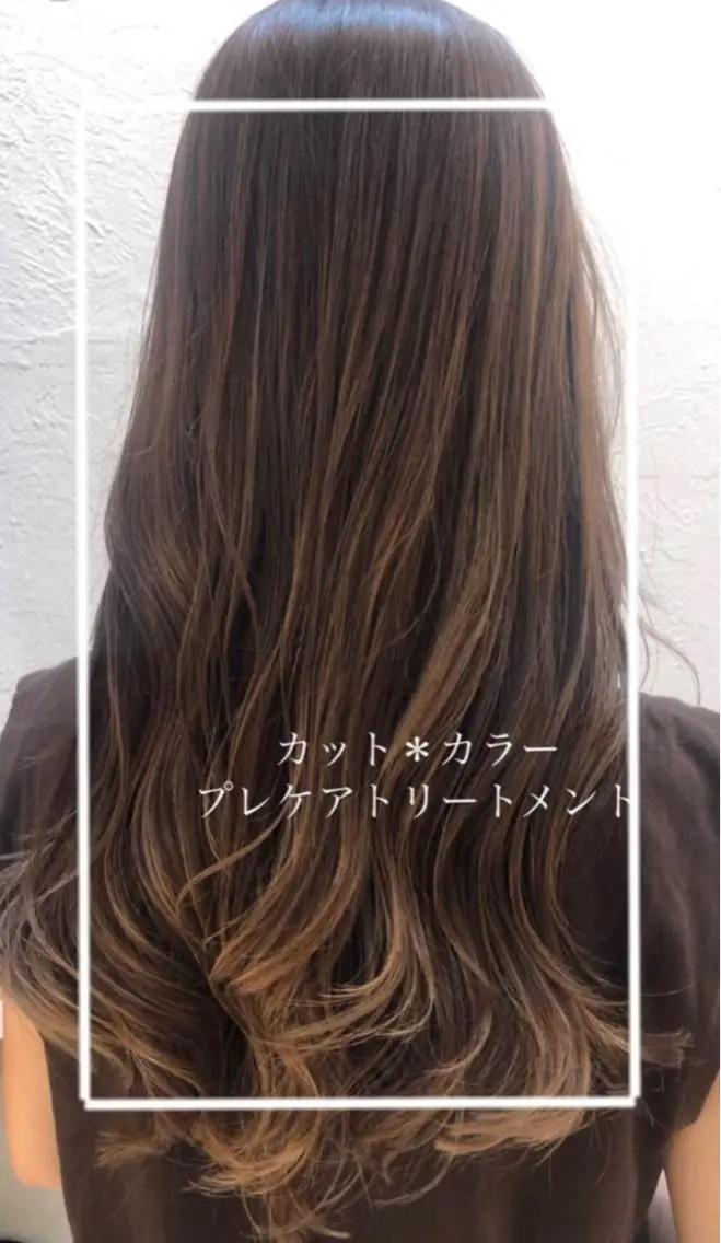 カラー 縮毛矯正/髪質改善/ 艶髪ササキナツミのヘアスタイル