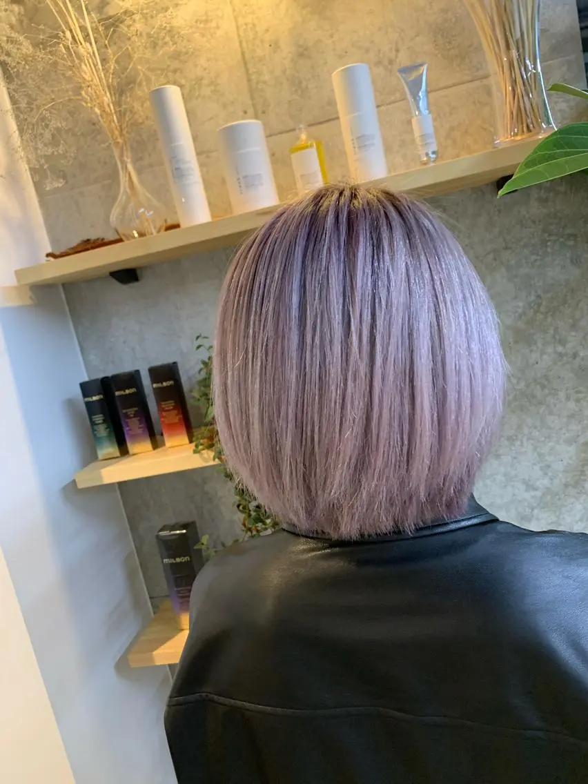 ショート カラー ヘアカラー トリートメント 天野 開のヘアスタイル