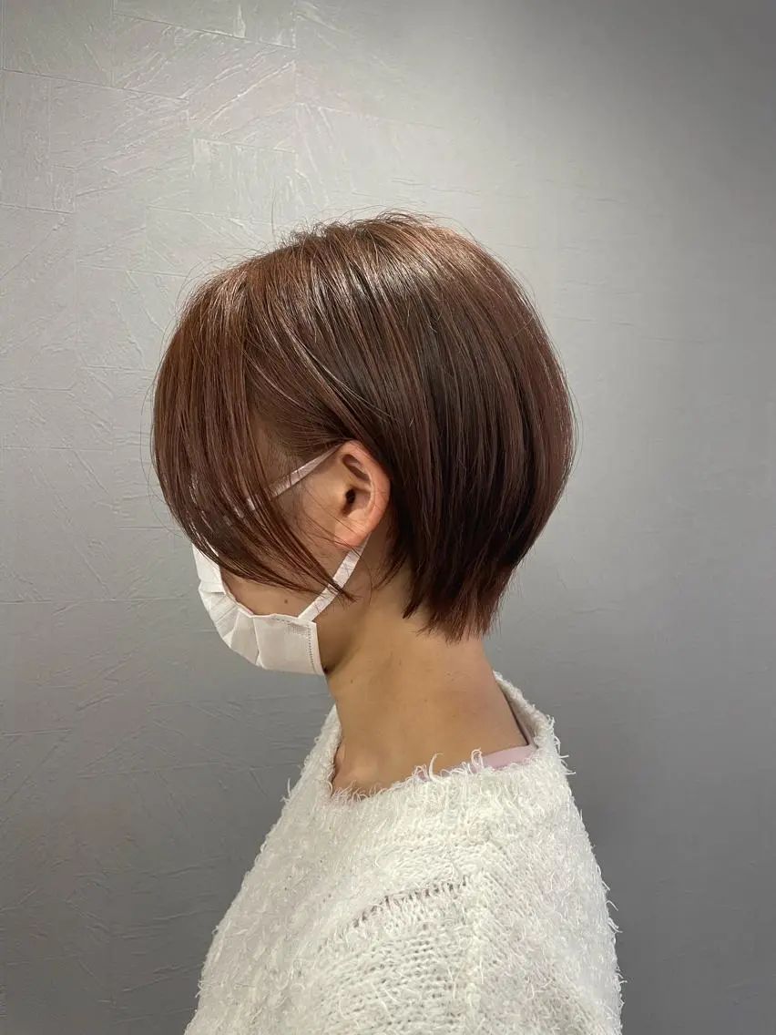 ショート 丸みショート ショートヘア ナチュラル/ボブ/ レイヤー/後藤健吾のヘアスタイル
