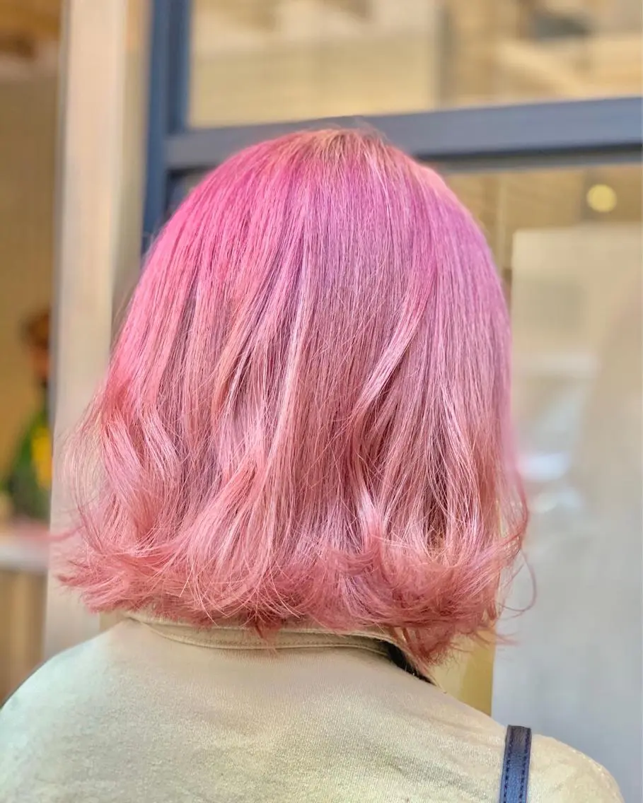 ショート カラー ヘアアレンジ ショートボブ ベージュカラー ブリーチ ケアブリーチ ダブルカラー ヘアカラー トリートメント 髪質改善×ハイトーン 中田啄也のヘアスタイル