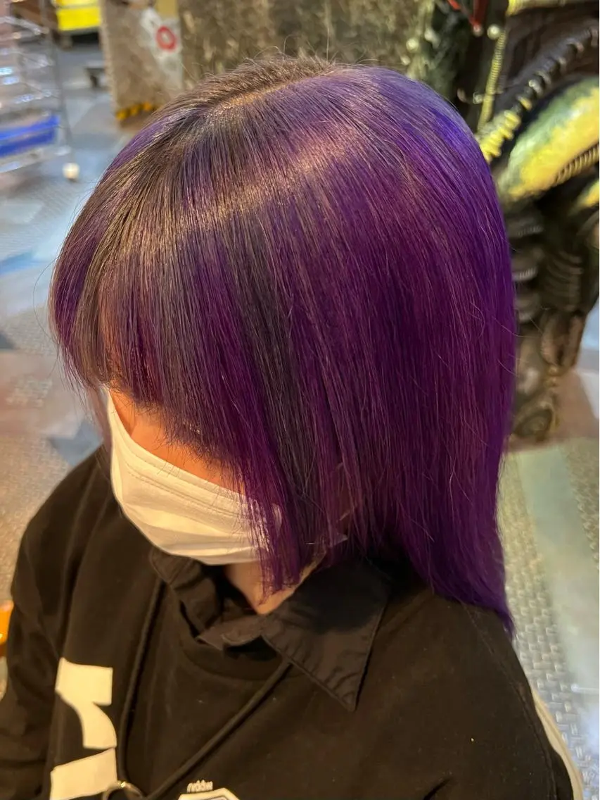 セミロング カラー カット ヘアカラー KOYA コヤのヘアスタイル