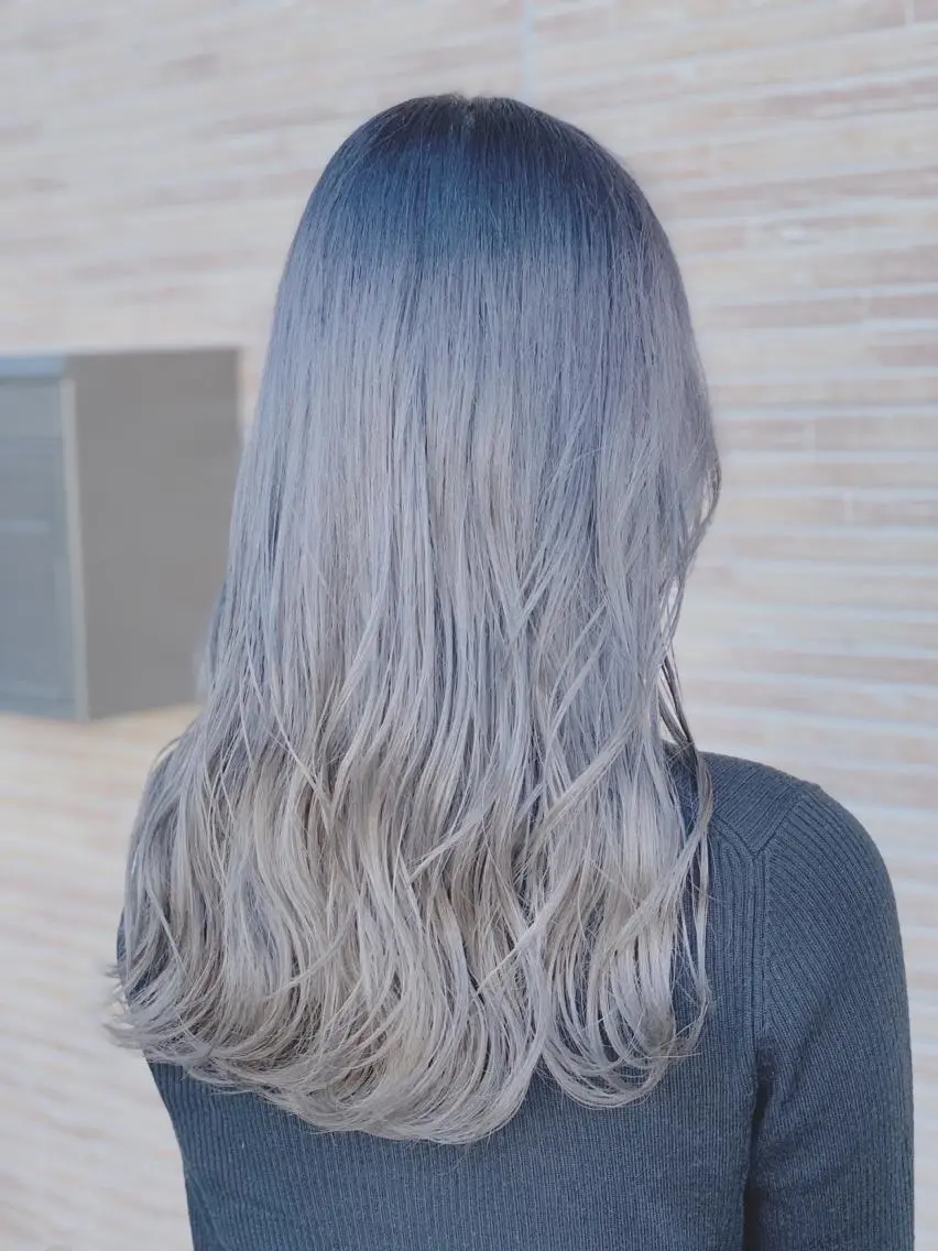 ロング メンズスタイル バレイヤージュ　齋藤のヘアスタイル