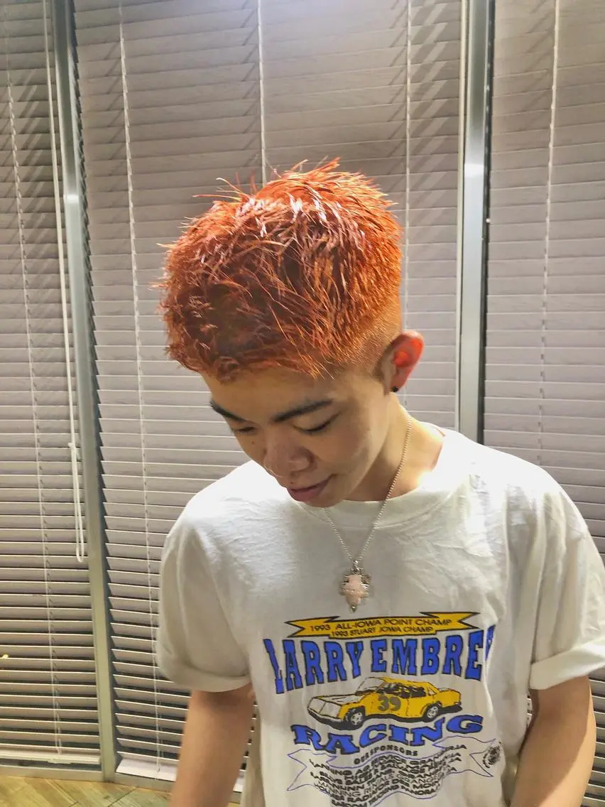 ショート カラー パーマ ヘアアレンジ メンズ ヘアカラー トリートメント 💎髪質改善特化💎 RUITOのヘアスタイル
