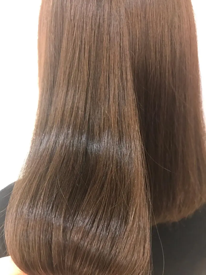 ミディアム トリートメント yukari 艶髪ヘアのヘアスタイル