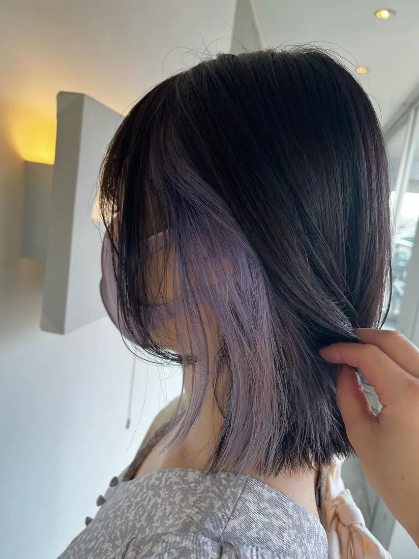 ミディアム おせ ちさとのヘアスタイル