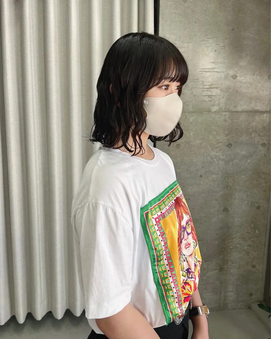 ショート パーマ ボブパーマコテ巻き風 パーマNo1深江秀平のヘアスタイル