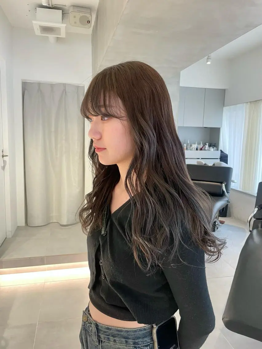 ロング カラー 🪞透け感&韓国ヘア 🪞honokaのヘアスタイル