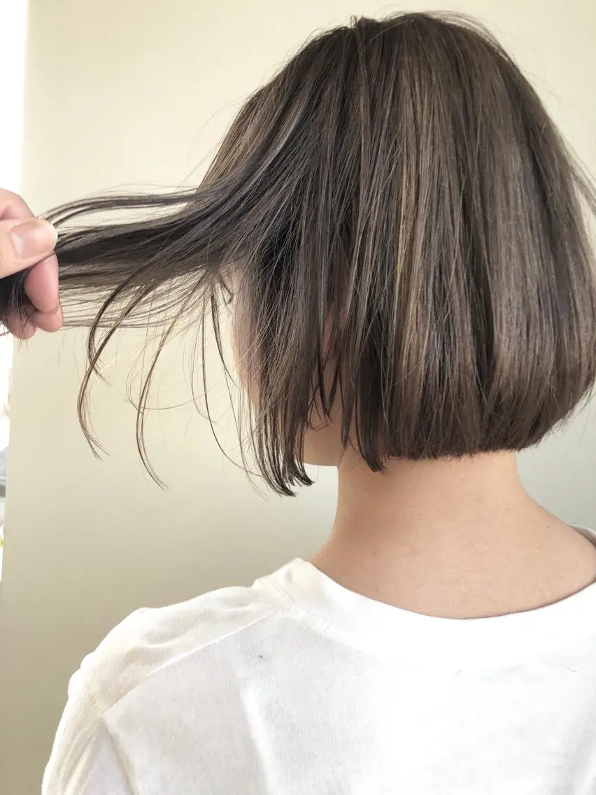 ミディアム カット ヘアカラー トリートメント 小澤大輔 YOLO hairのヘアスタイル
