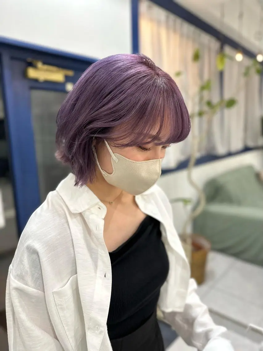 ショート ケアカラー Manami ♡のヘアスタイル