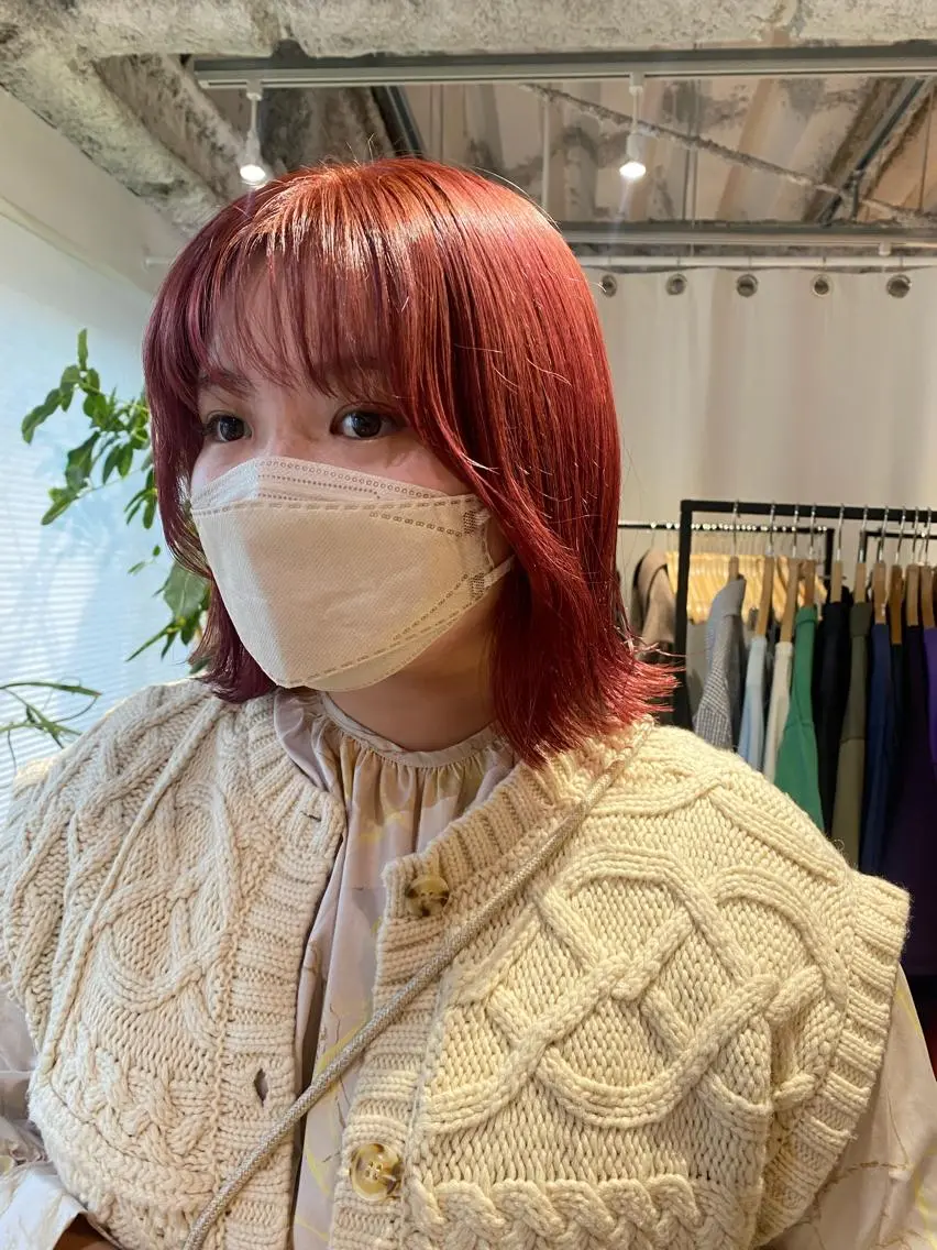 ショート カラー カット ヘアカラー トリートメント Hayashi Shioriのヘアスタイル