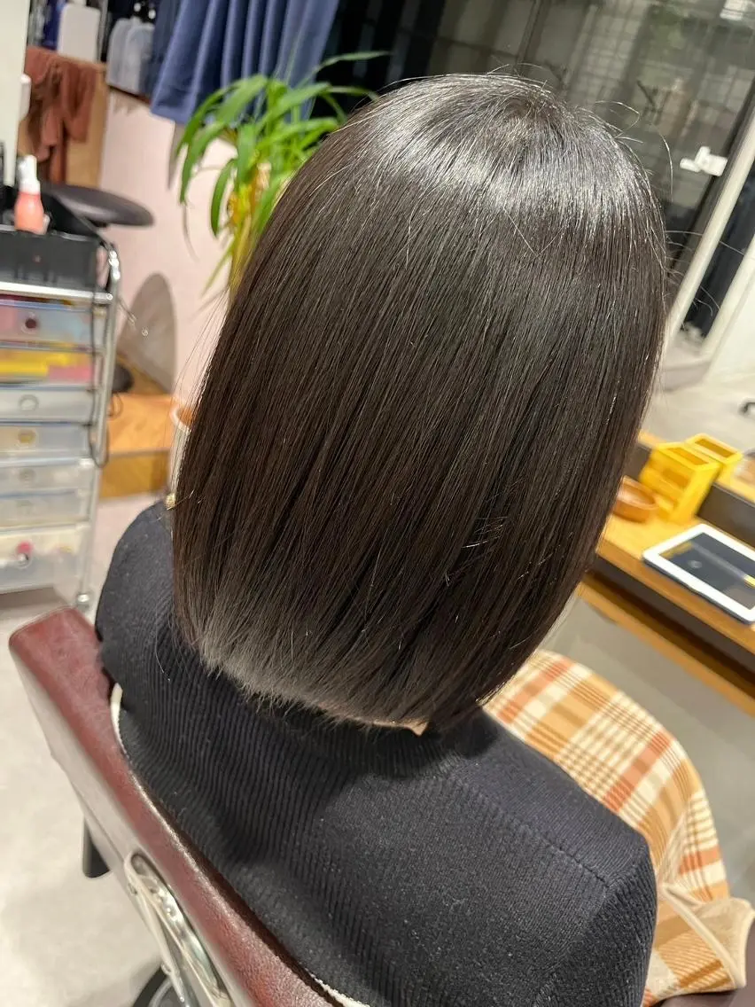 ショート 縮毛矯正/ブリーチ Shoのヘアスタイル
