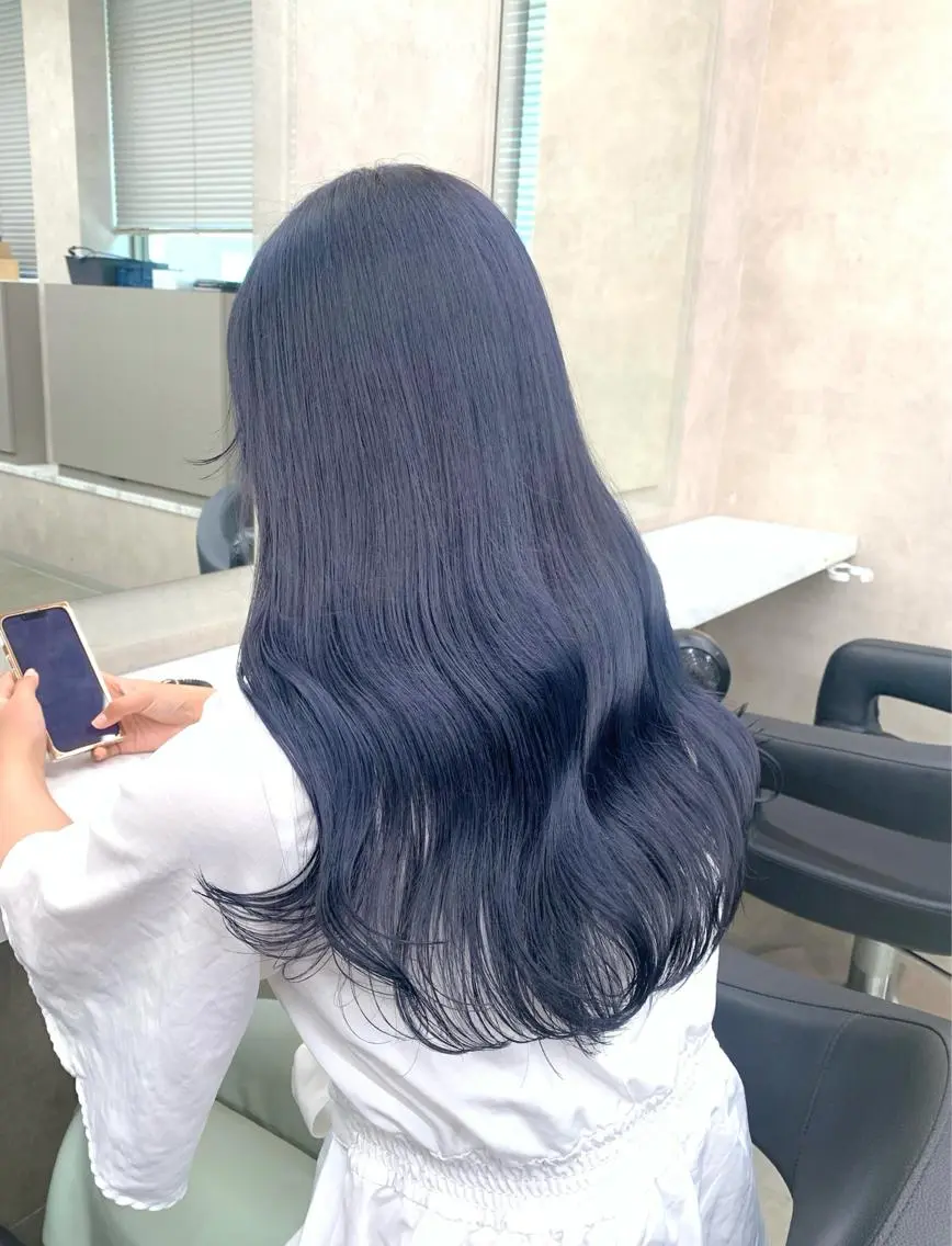 ロング ヘアカラー トリートメント ヘアセット 縮毛/ダブルカラー 🦋ベージュヘア🦋のヘアスタイル