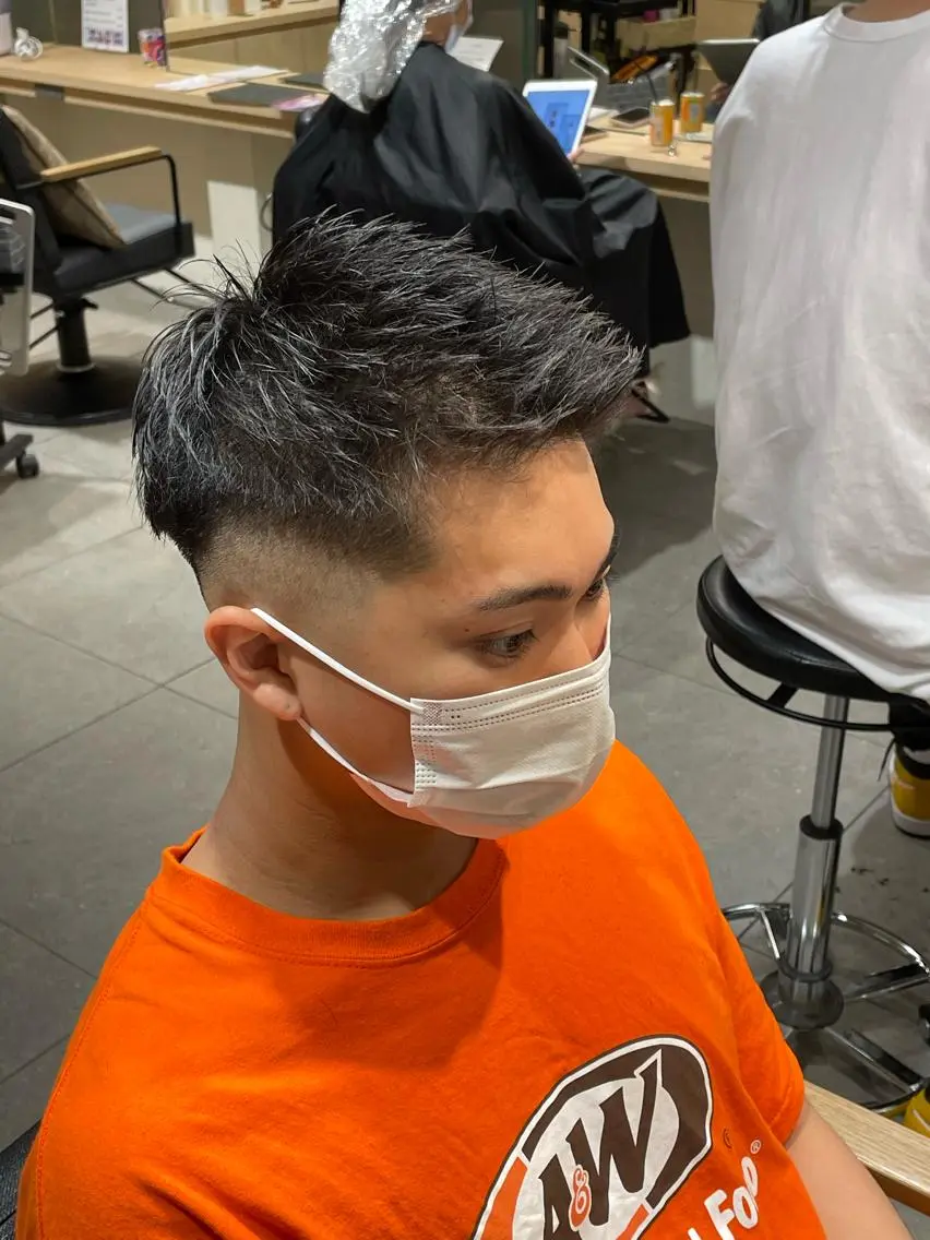 メンズ メンズベリーショート カット 渋谷/フェード/ 國分 翔のヘアスタイル