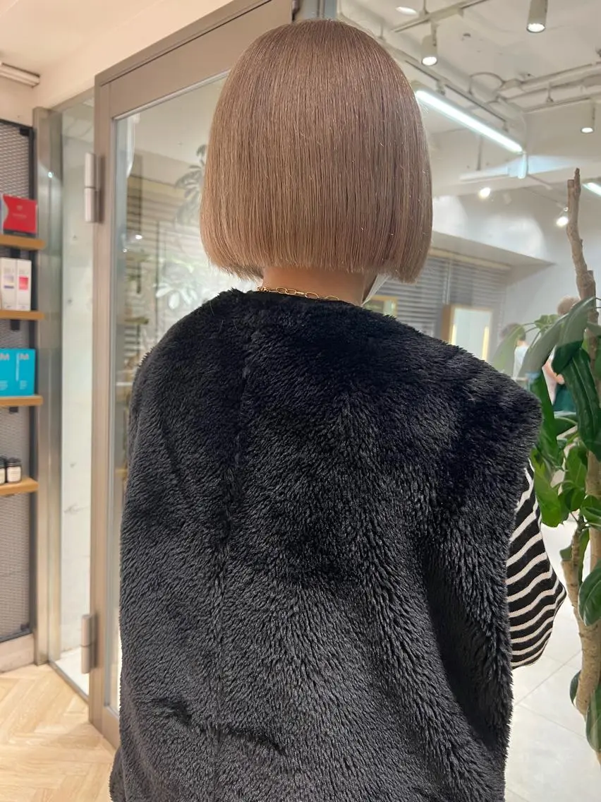 ショート カラー 🫧髪質改善/縮毛 矯正/RIKOのヘアスタイル