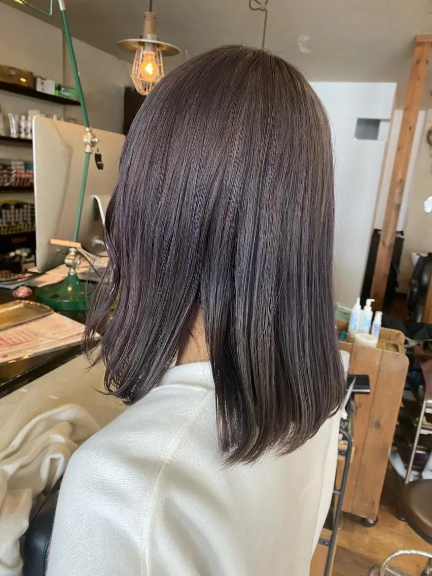 セミロング 立野 希沙のヘアスタイル