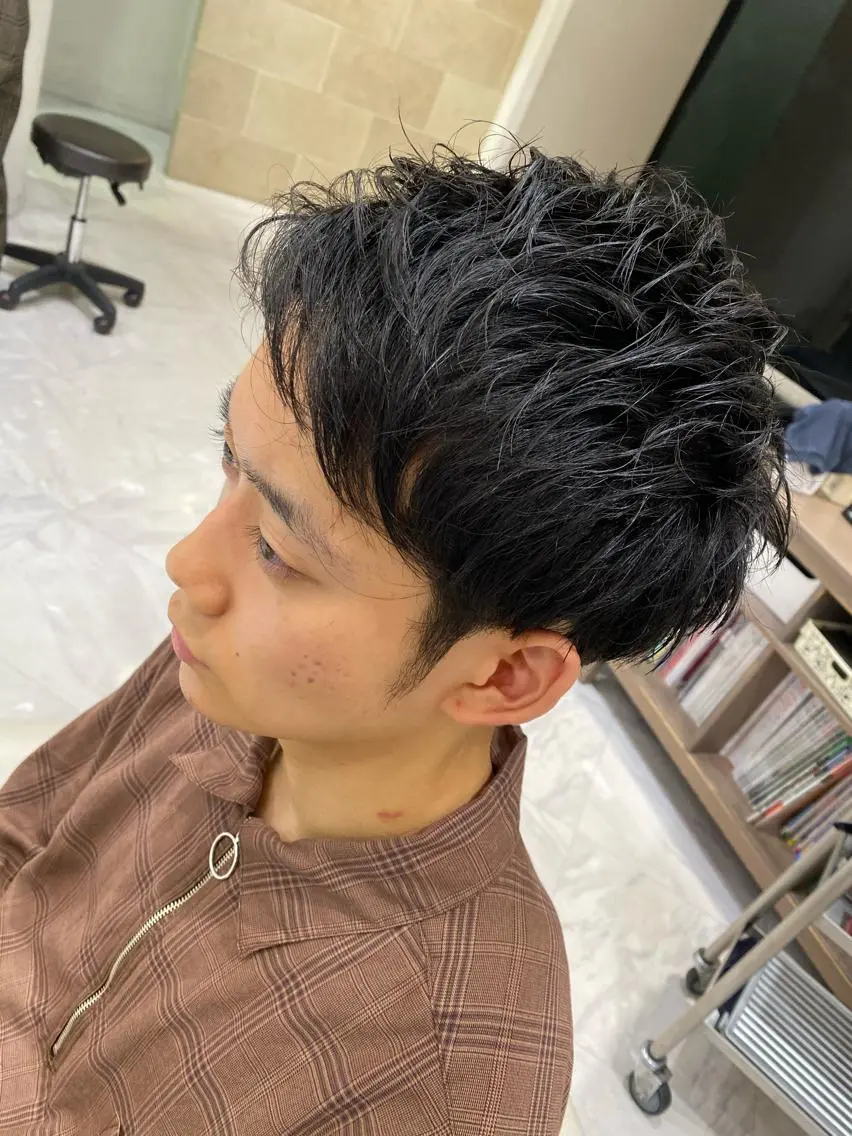 ショート メンズ 福木 康助のヘアスタイル