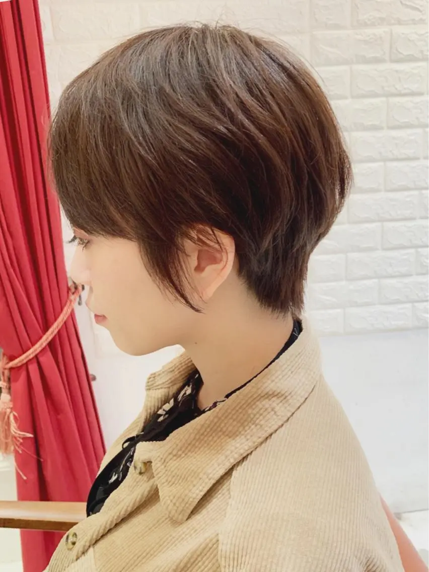 ショート カラー 大人女性ショート専門 tomodaのヘアスタイル