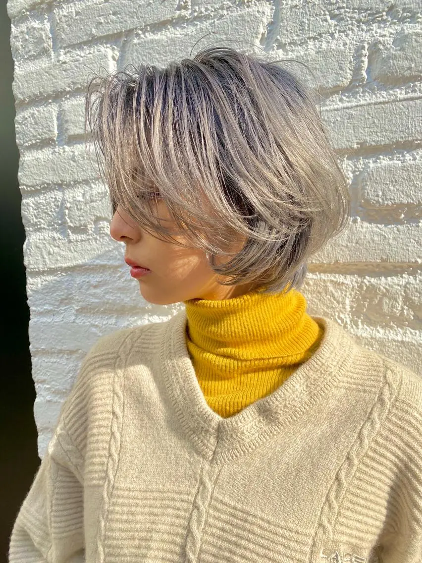 ショート カラー 当日予約OK⭕️ 佐藤太一のヘアスタイル