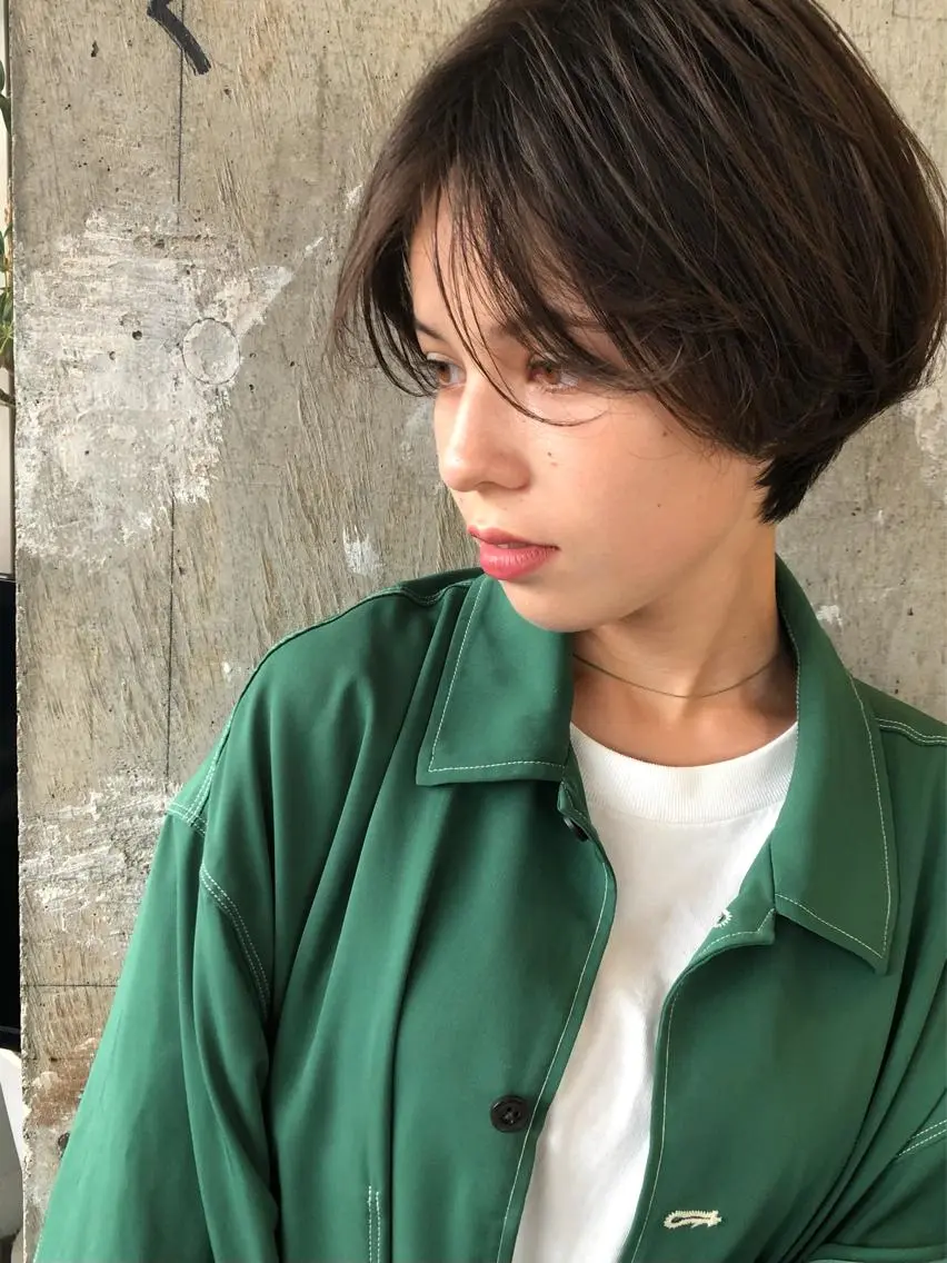 ショート ハンサムショート ショートヘア トリートメント ショート/韓国ヘア Moto✂︎のヘアスタイル