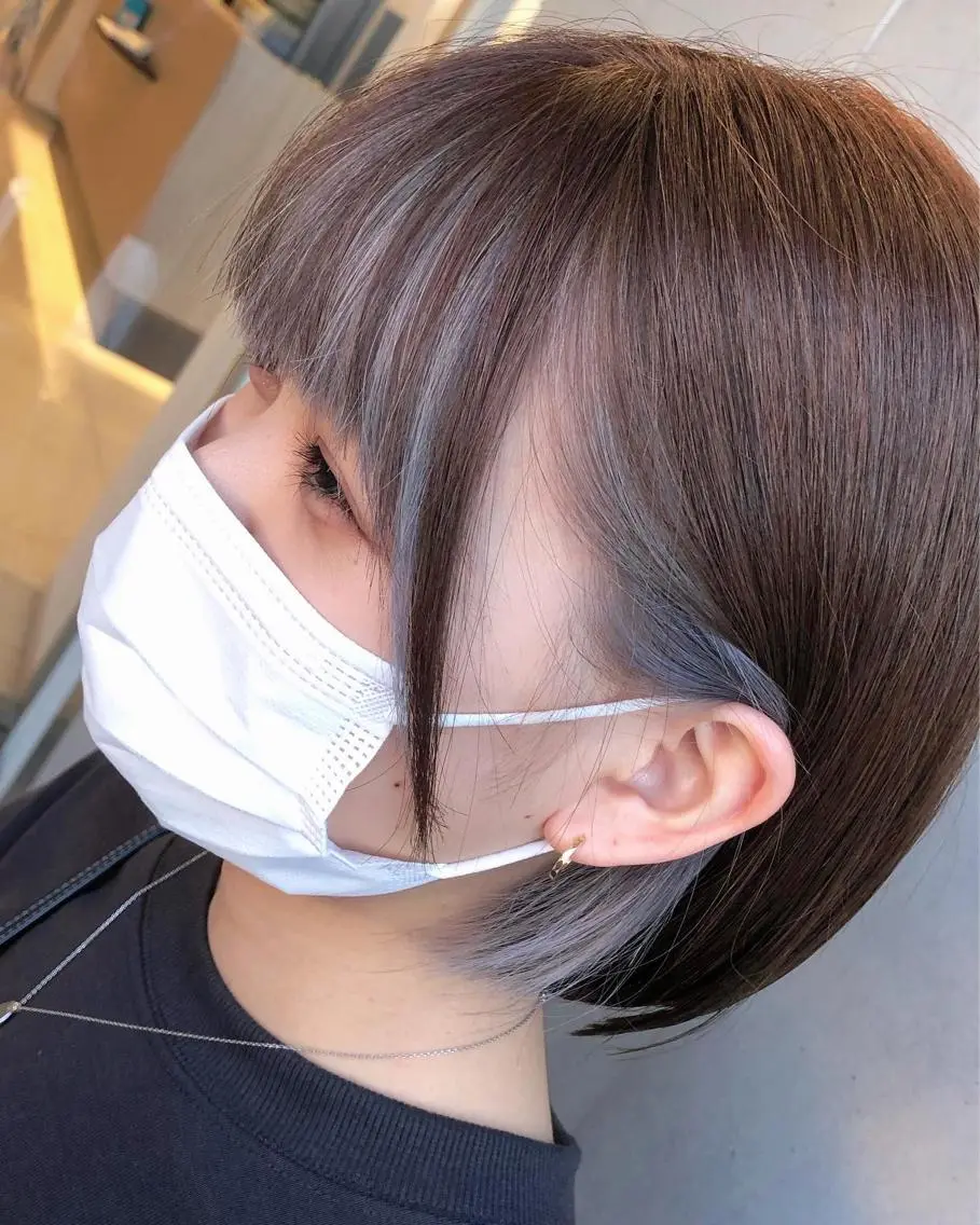 ミディアム 吉見 健伸のヘアスタイル