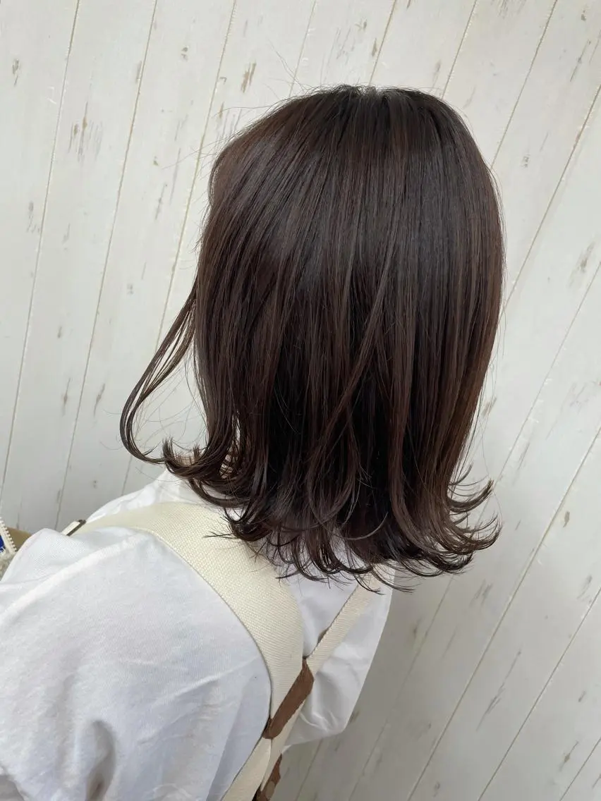 ミディアム カラー バレイヤージュ デザインカラー ハイライトカラー 外国人風カラー ハイライト カット ヘアカラー AN'TIA小作代表 ⭐︎kazuma⭐︎のヘアスタイル