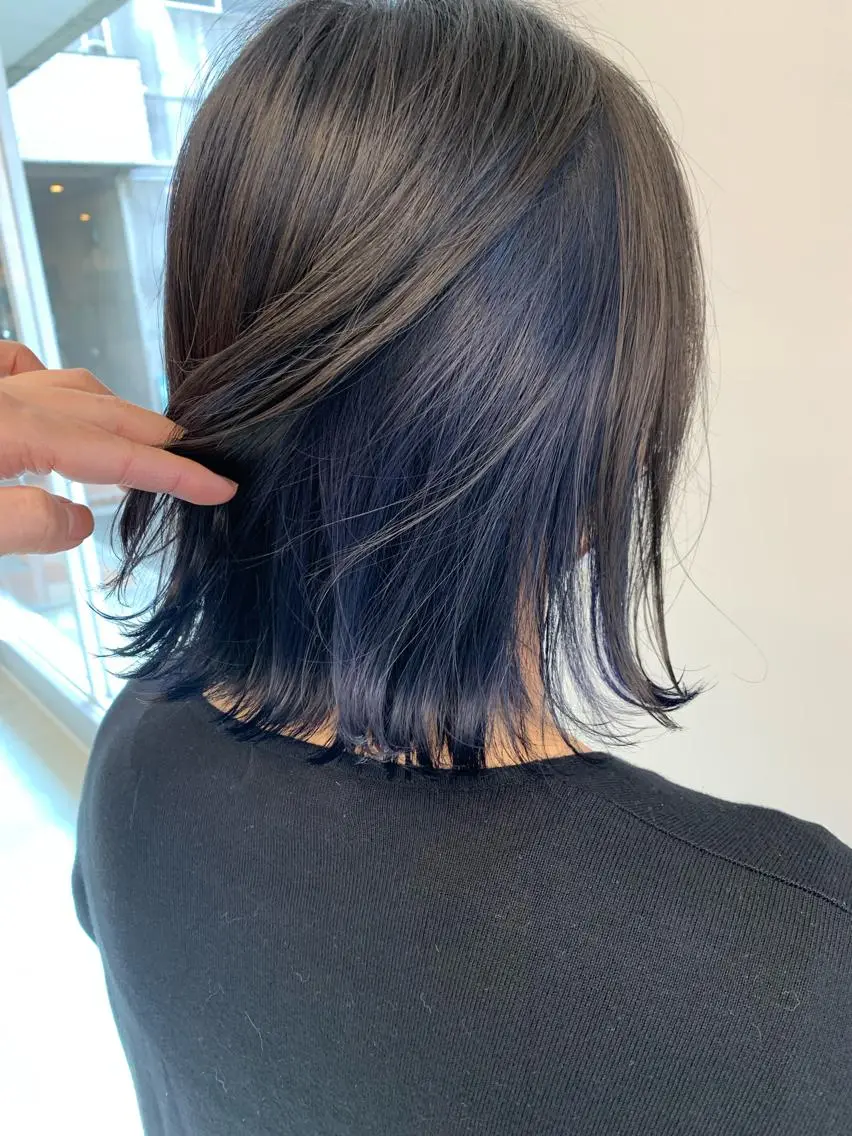 ミディアム カラー ブリーチ ヘアカラー theF___ yukoのヘアスタイル