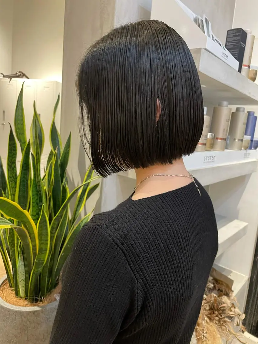 ショート カラー ボブ 似合わせカット 🫧透明感ヘア🫧 🧸竹花　彩希🧸のヘアスタイル