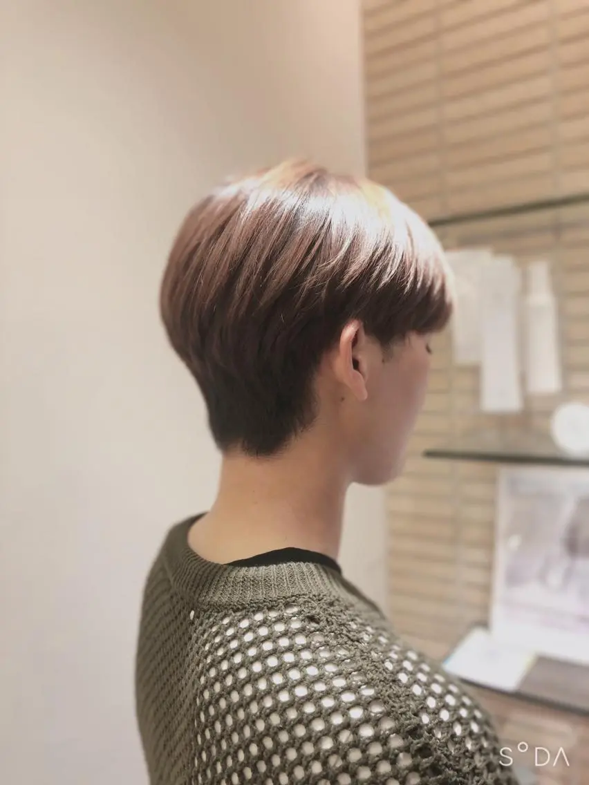 ショート ハンサムショート ショートヘア 小野寺 モエカのヘアスタイル
