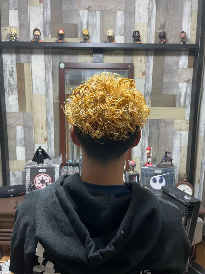 カラー パーマ メンズ カット ヘアカラー パーマ トリートメント メンズ特化型/永井 友貴のヘアスタイル